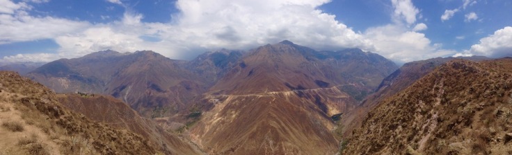 Colca Canyon view from the top